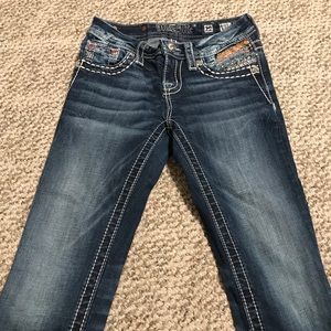 cropped miss me jeans